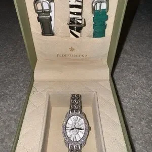 Vintage Judith Ripka Stainless steel CZ Watch Similar Items to Vintage Judith Ripka Steel Chronograph  main image 4